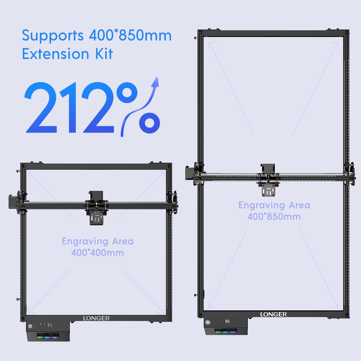 LONGER Ray5 10W Laser Engraver with Touchscreen & Offline Operation