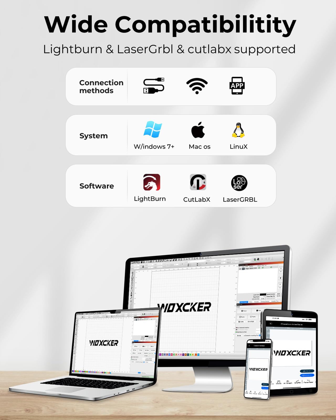 Woxcker L2 MAX 20W High-Precision Laser Cutter & Engraver Machine