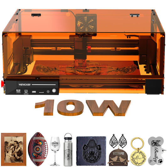 Woxcker L2 MAX 10W CNC Laser Engraving Machine with Protective Enclosure