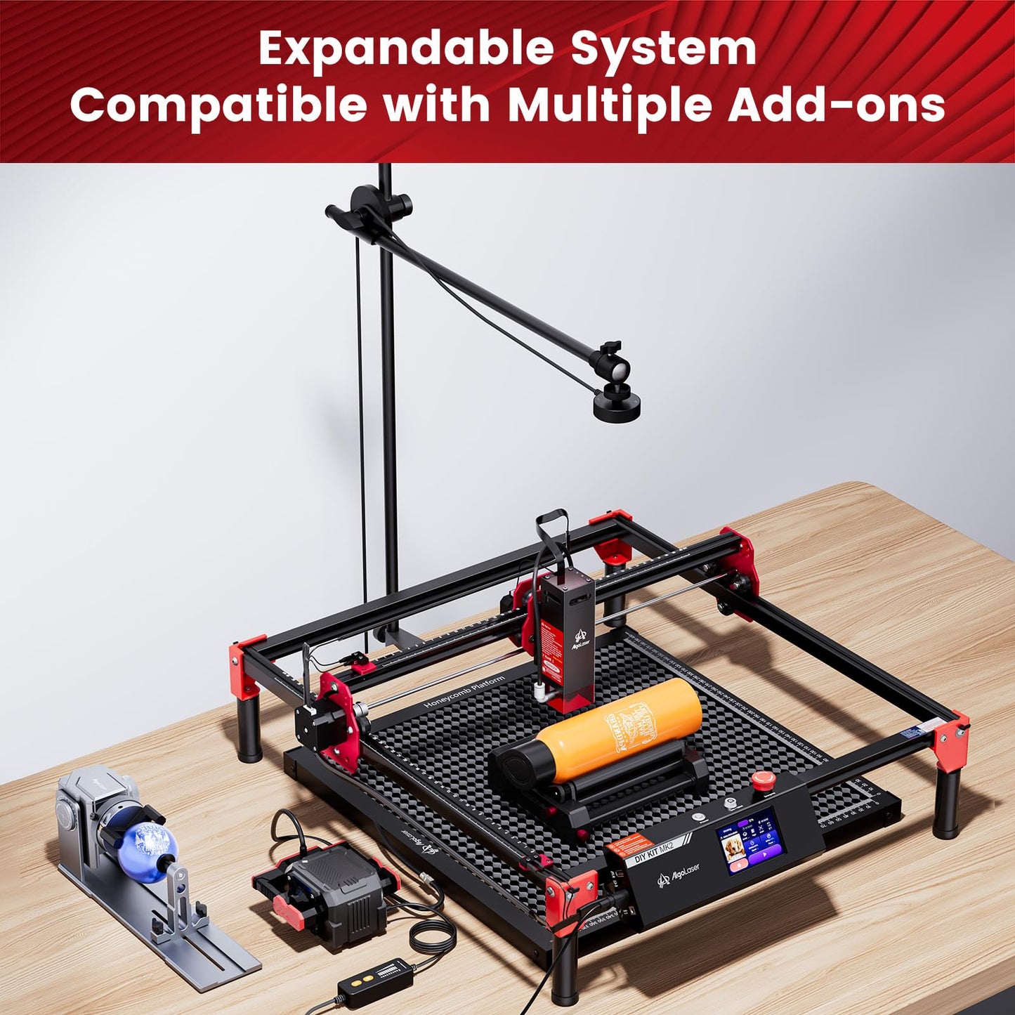 AlgoLaser 10W Touchscreen Laser Engraving Machine with AlgoOS